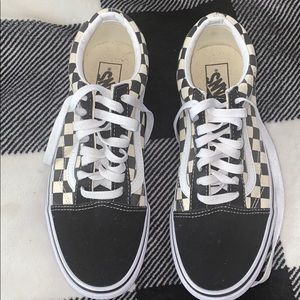 checkered vans
